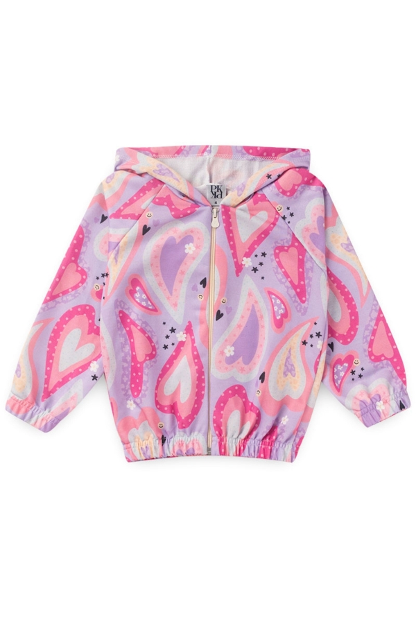 Conjunto Feminino Infantil Corações Infinitos