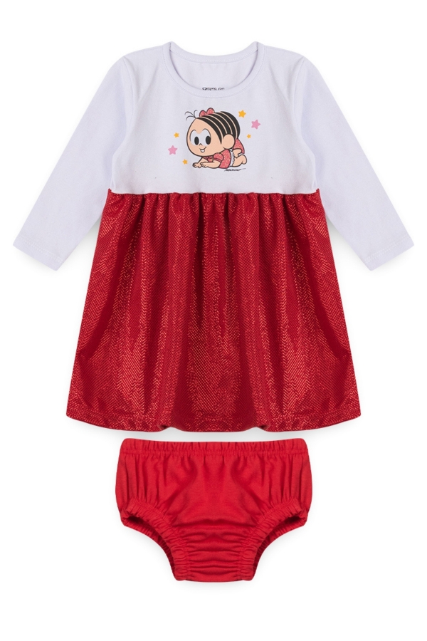 Vestido Infantil Mônica Baby - Turma da Mônica