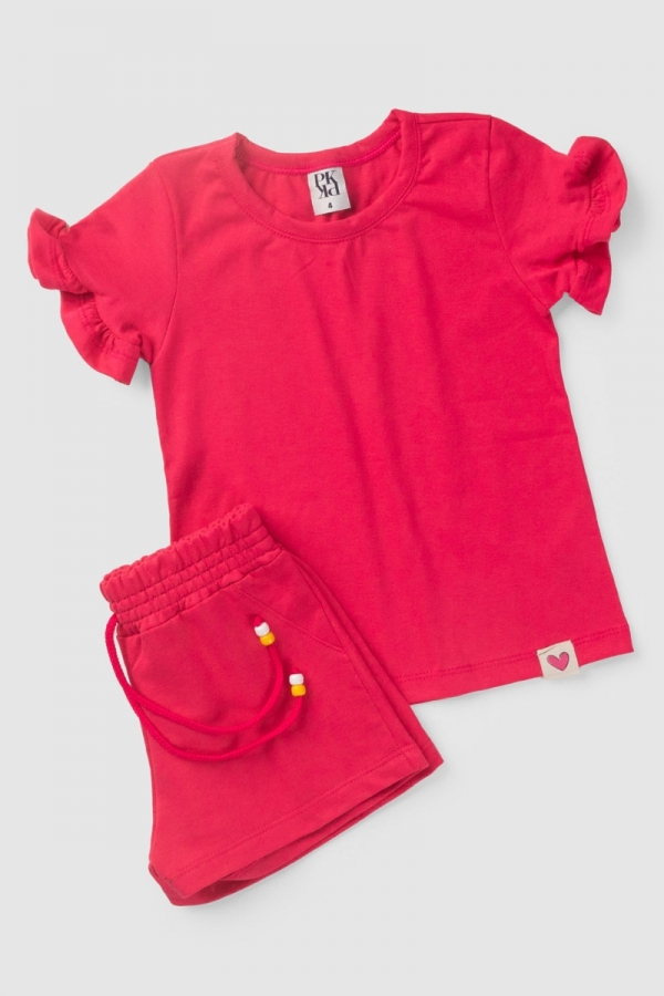 Conjunto Infantil Feminino Miçangas Delicadas