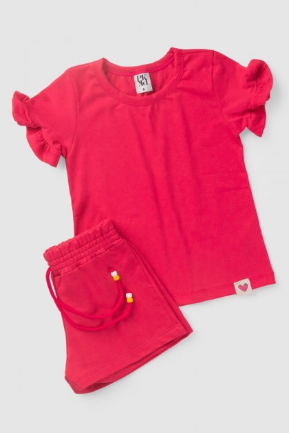 Conjunto Infantil Feminino Miçangas Delicadas