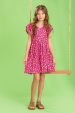 Vestido Infantil Feminino Flores Delicadas