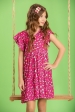 Vestido Infantil Feminino Flores Delicadas