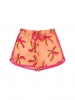 Conjunto Infantil Feminino Coral Plantas