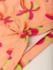 Conjunto Infantil Feminino Coral Plantas