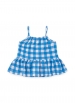 Conjunto Infantil Feminino Xadrez Alcinha