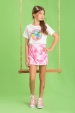 Conjunto Infantil Feminino Bem-Vindo A Praia