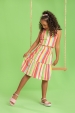 Conjunto Infantil Feminino Listras Pontilhadas