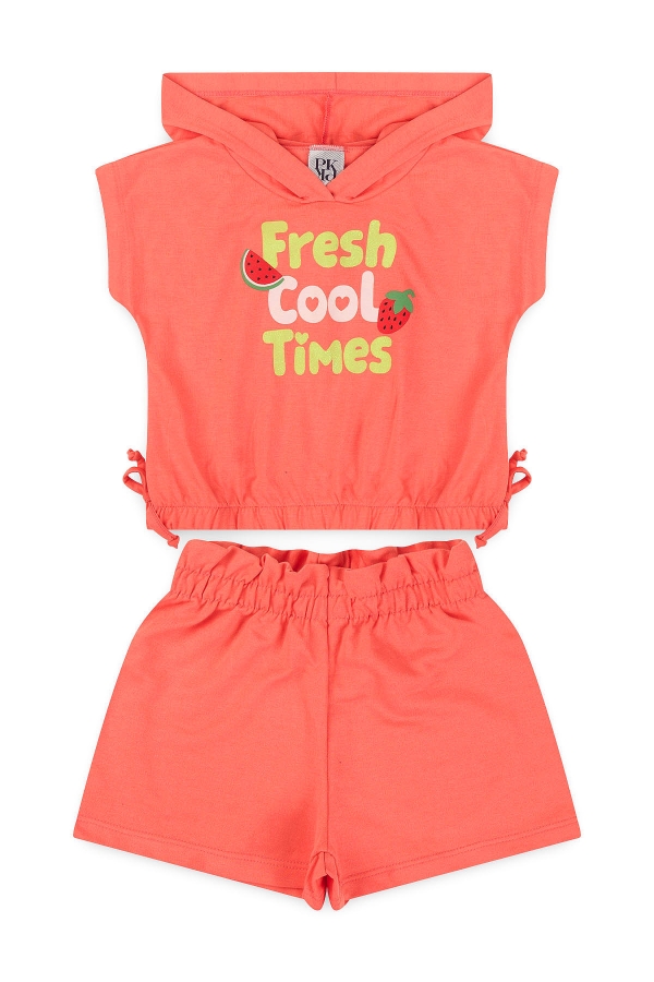 Conjunto Infantil Feminino Tempo Fresco