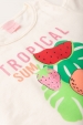 Conjunto Feminino Infantil Frutas Tropicais