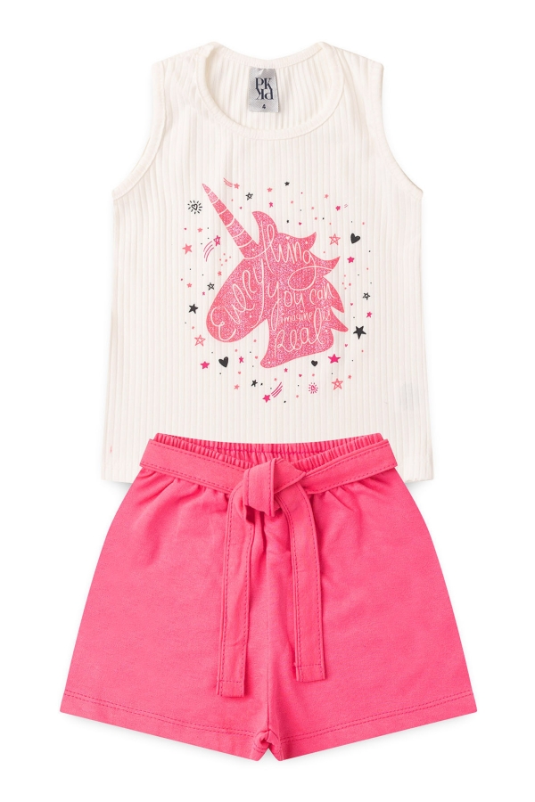Conjunto Feminino Infantil Entre As Estrelas