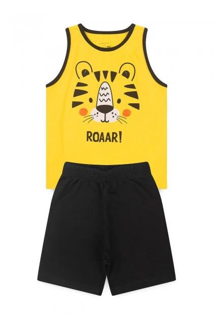 Conjunto Infantil Masculino Rugido de Tigre
