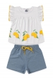 Conjunto Infantil Feminino Shiny Lemons
