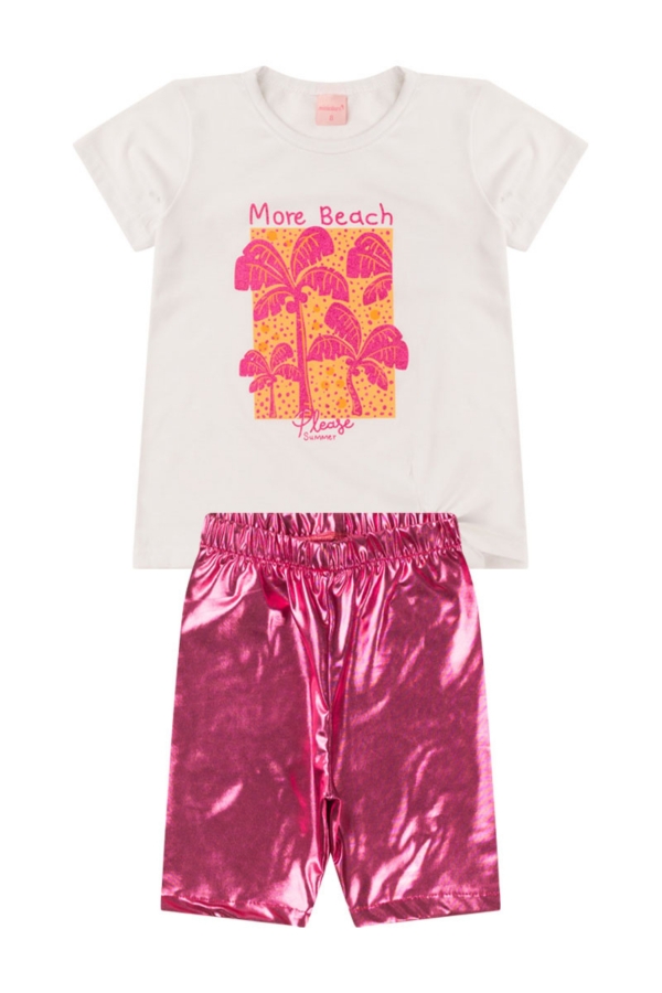 Conjunto Infantil Feminino Mais Praia