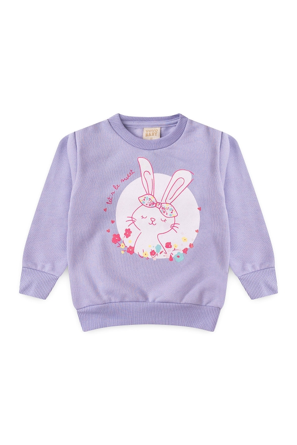 Casaco Feminino Infantil Coelhinho