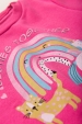 Casaco Feminino Infantil Animal Arco-íris