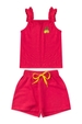Conjunto Infantil Feminino Babados Limãozinho