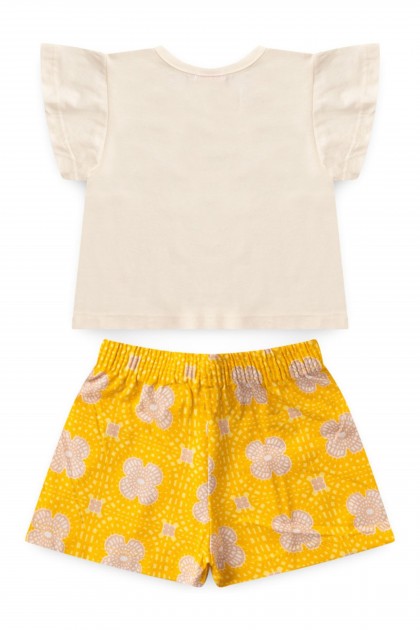 Conjunto Infantil Feminino Patch Margarida