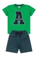 Conjunto Infantil Masculino Pequeno Jacaré