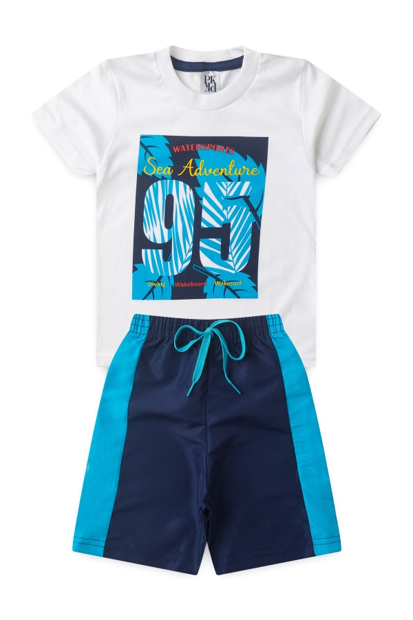 Conjunto Infantil Masculino Aventura No Mar