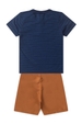 Conjunto Infantil Masculino Listras e Botões