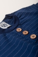 Conjunto Infantil Masculino Listras e Botões