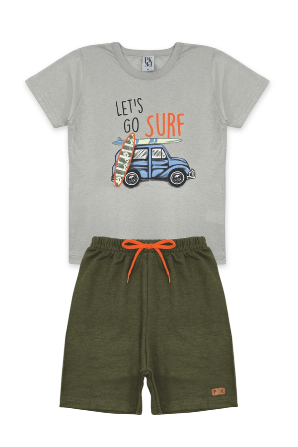 Conjunto Masculino Infantil Let´s Go Surf