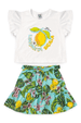 Conjunto Infantil Feminino Fatto Con Amore