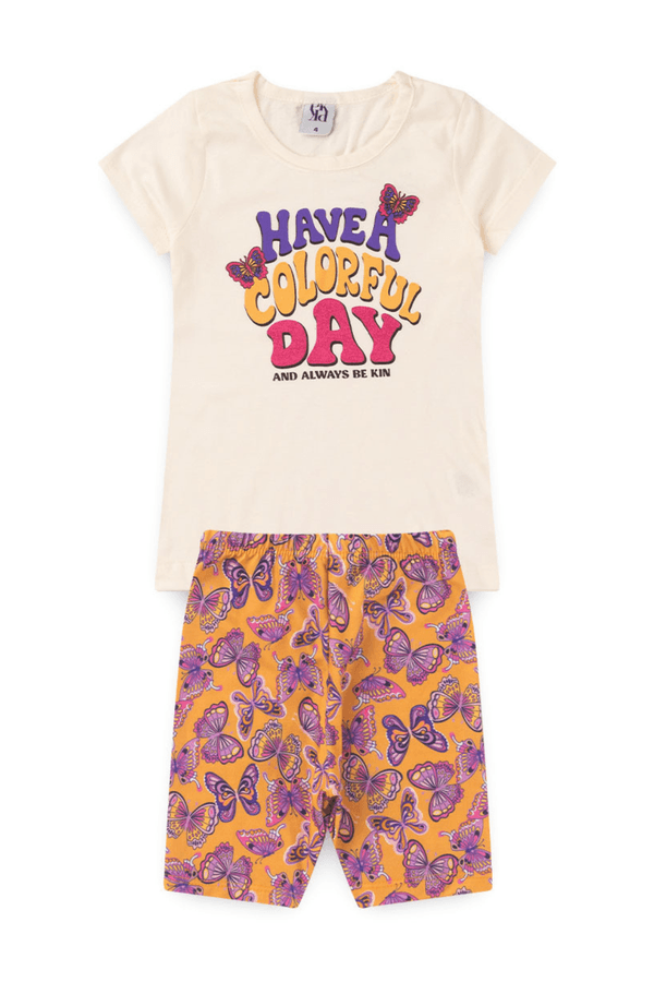 Conjunto Infantil Feminino Colorful Day