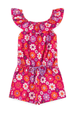 Macaquinho Feminino Infantil Jardim Florido
