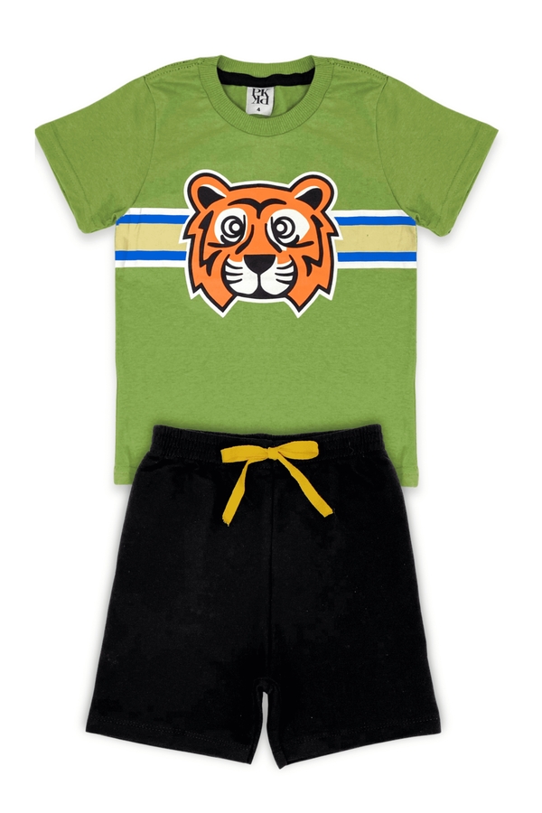 Conjunto Infantil Masculino Tigre Militar