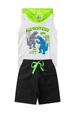 Conjunto Infantil Masculino Monstros na Cidade