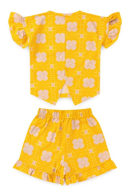 Conjunto Infantil Feminino Yellowish