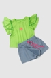 Conjunto Feminino Infantil Margarida Charmosa