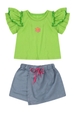 Conjunto Feminino Infantil Margarida Charmosa