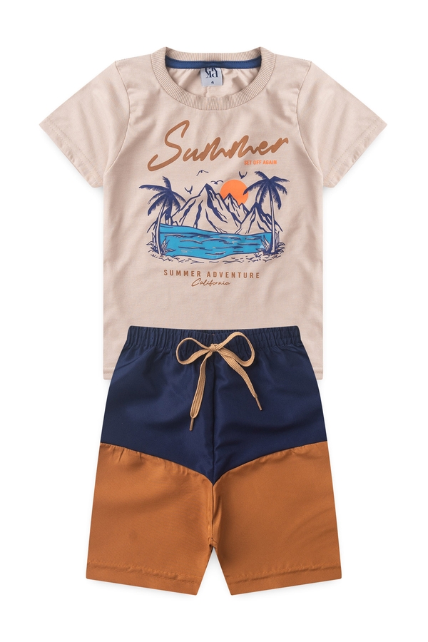 Conjunto Infantil Masculino Partir Novamente