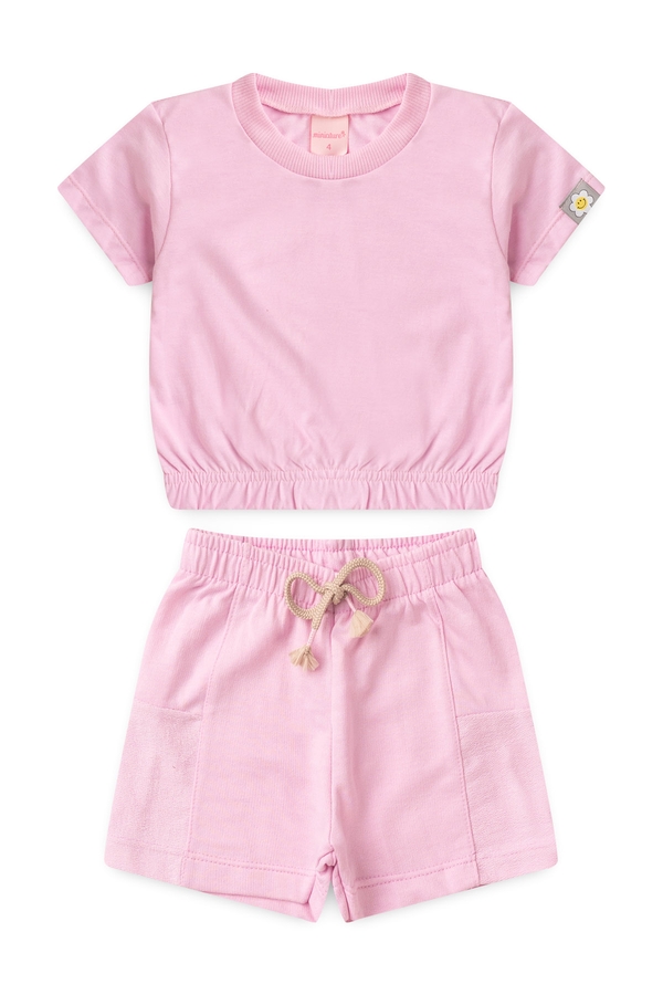 Conjunto Infantil Feminino Margarida Básico
