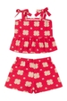Conjunto Infantil Feminino Flores Rotativas