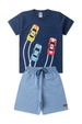 Conjunto Masculino Infantil Corrida de Carros