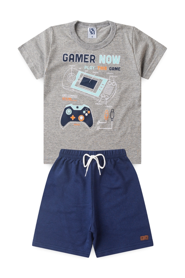 Conjunto Masculino Infantil Jogar O Jogo