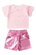 Conjunto Feminino Infantil Laços Brilhosos - Hello Kitty
