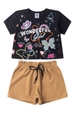 Conjunto Infantil Feminino Amor Infinito