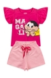 Conjunto Feminino Infantil Magali Humm Amo Melancia- Turma da Mônica