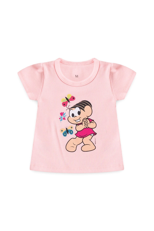 Conjunto Feminino Infantil Encanto de Menina - Turma da Mônica