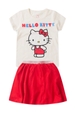 Conjunto Infantil Feminino Pequena Gatinha - Hello Kitty