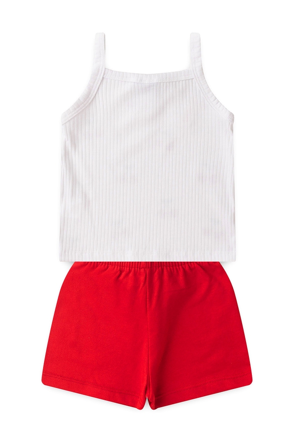 Conjunto Infantil Feminino Cerejinha Glitter