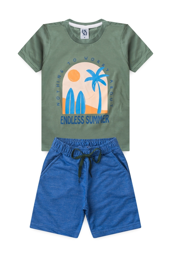 Conjunto Masculino Infantil Verão sem Fim