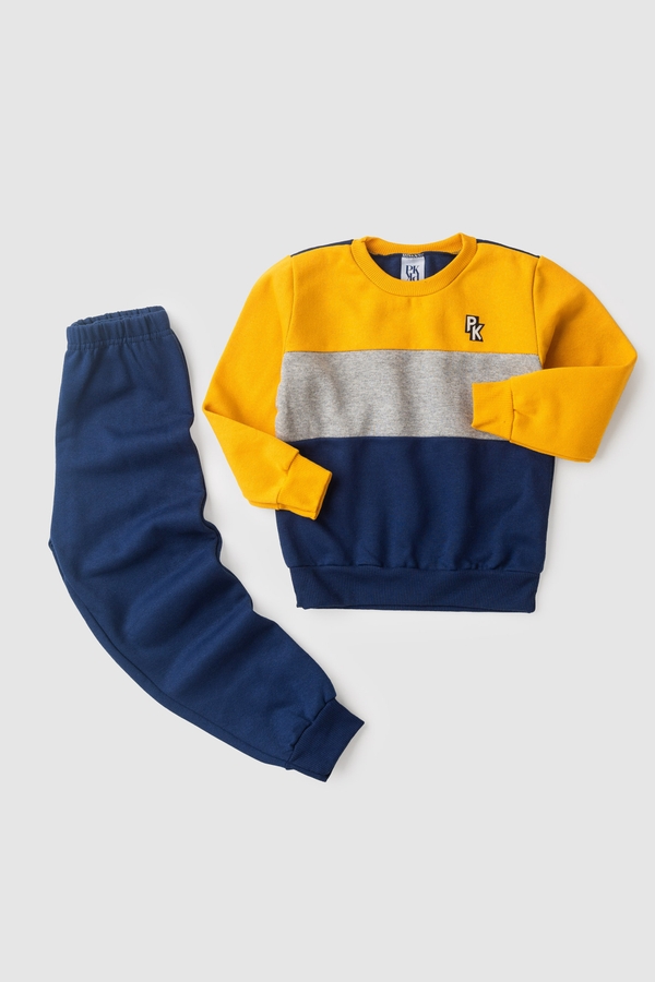 Conjunto Infantil Masculino Trio Mágico de Cores