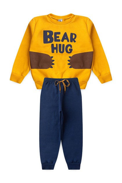 Conjunto Infantil Masculino Abraço de Ursinho