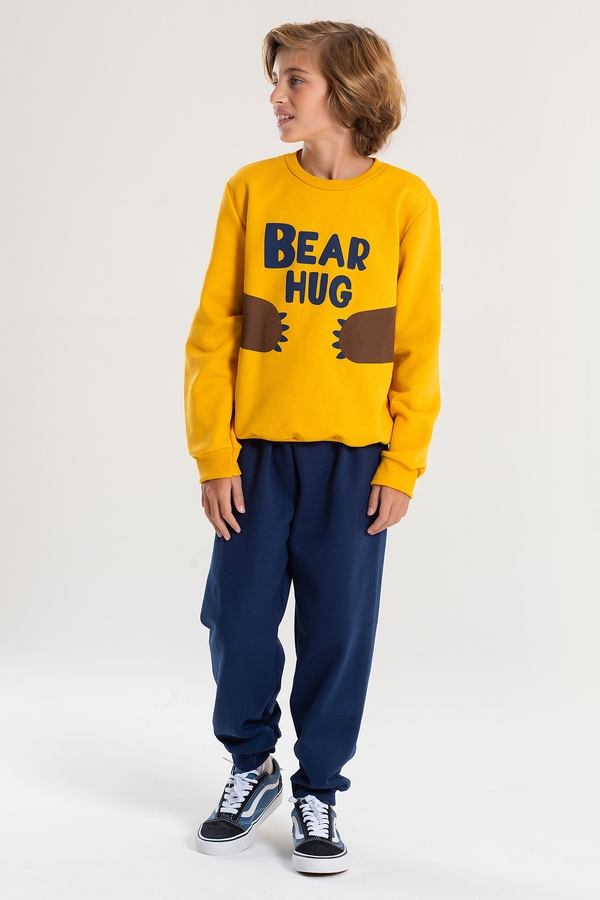 Conjunto Infantil Masculino Abraço de Ursinho