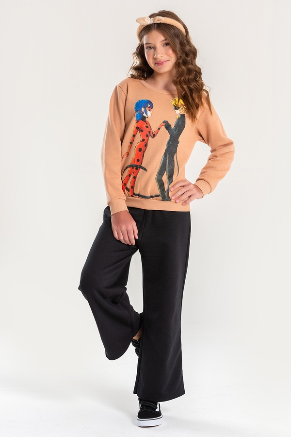 Conjunto Feminino Infantil Entrelaçados - Ladybug